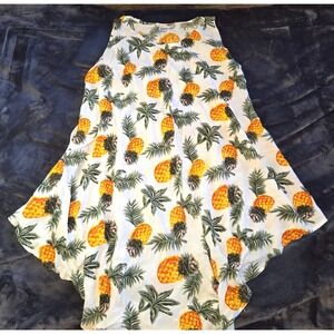 Jessica‎ Taylor Pineapple Flowy One Size Fits All Sun Dress